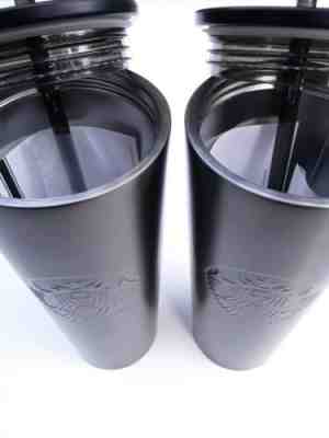 Starbucks Stainless Steel Gray Tumbler Cold Cup with Straw 16 oz (×2) - Sold on eBay Jan, 12th 2020 for $32.50