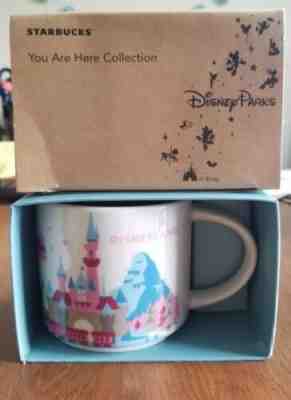NEW ORIG 1ST EDITION DISNEYLAND STARBUCKS CERAMIC YOU ARE HERE MUG-SOLD OUT - Sold on eBay Jan, 12th 2020 for $105.00