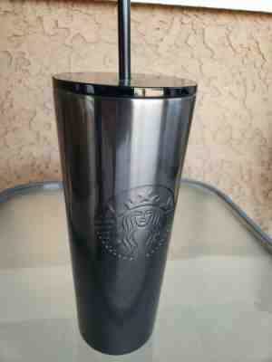 Starbucks 2019 Christmas Gradient Frosted Black Glitter Tumbler Venti 24oz - Sold on eBay Jan, 12th 2020 for $18.99