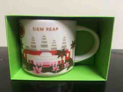 Starbucks SIEM REAP Coffee Mug - Brand new in box - ANGKOR WAT CAMBODIA - Sold on eBay Jan, 12th 2020 for $24.99
