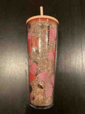 New! STARBUCKS Valentines 2020 TUMBLER HEARTS 24 OZ Cups IN HAND! - Sold on eBay Jan, 14th 2020 for $24.99