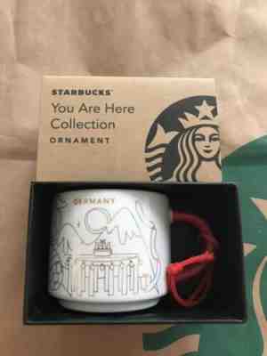 Starbucks Ornament 2oz Mug GERMANY YAH You Are Here Holiday Cup Christmas Demi - Sold on eBay Jan, 13th 2020 for $19.95