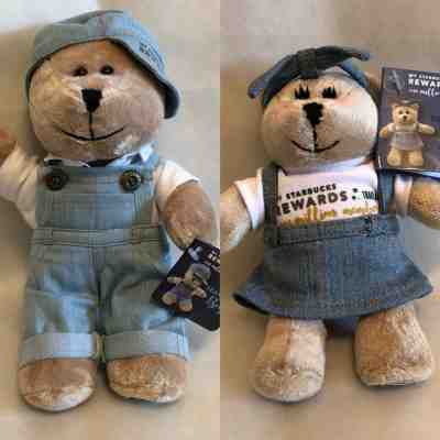 Starbucks mini bearista boy and girl Keychain bear Thailand LIMITED EDI - New - Sold on eBay Jan, 4th 2020 for $71.00