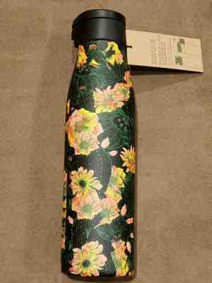 RARE Starbucks Magnetic Lid Cactus Flower Floral Stainless Steel Tumbler (20 OZ) - Sold on eBay Jan, 4th 2020 for $34.95