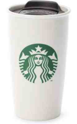 Starbucks Coffee Double Wall Ceramic Travel Mug Cup, 12 oz - Sold on eBay Jan, 15th 2020 for $24.99