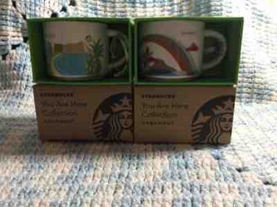 Starbucks Mini Mug Ornament Set Hawaii And Waikiki Set Of 2 - Sold on eBay Jan, 15th 2020 for $15.00