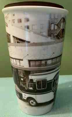 Starbucks Ceramic Coffee Mug Delivery Truck Seattle 2016 Travel Cup Tumbler 12oz - Sold on eBay Jan, 14th 2020 for $19.54