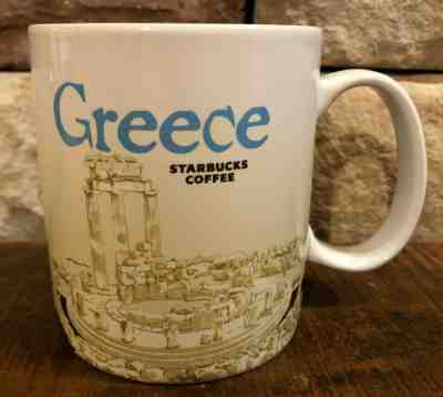 Starbucks 2016 Greece Global Icon Series 16oz Coffee Mug RARE - Sold on eBay Jan, 14th 2020 for $54.99