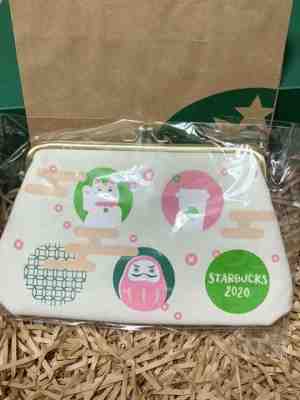 Starbucks Japan 2020 GAMAGUCHI New year stationery case Pouch - Sold on eBay Jan, 14th 2020 for $44.99