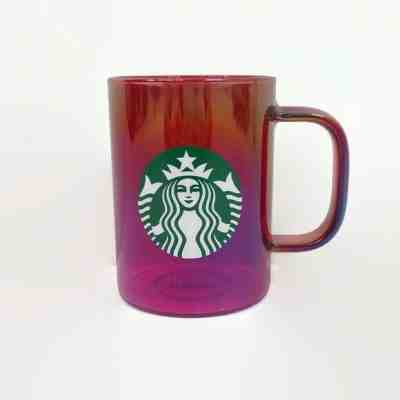 NEW Starbucks Red Clear Iridescent Mug Holiday 2019 Collection Limited Edition - Sold on eBay Jan, 14th 2020 for $22.95