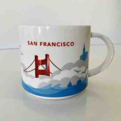 Starbucks SAN FRANCISCO You Are Here 14oz  Coffee Mug Cup YAH Collection 2014 - Sold on eBay Jan, 14th 2020 for $21.00
