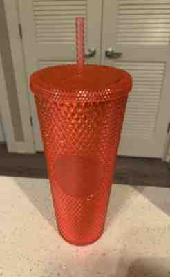 New Starbucks Venti Pink Stud Tumbler Cup 2019 Holiday Christmas IN HAND - Sold on eBay Jan, 14th 2020 for $22.50