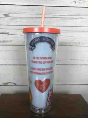 Starbucks 24 oz Venti Create Your Own Patches Cold Cup Tumbler w Straw 2018 - Sold on eBay Jan, 14th 2020 for $19.99