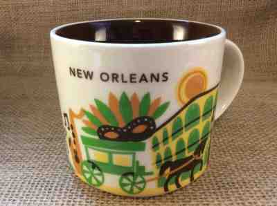 2015 STARBUCKS YOU ARE HERE COLLECTION COFFEE MUG CUP NEW ORLEANS 14 oz - Sold on eBay Jan, 14th 2020 for $19.75