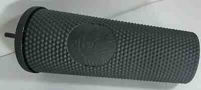 STARBUCKS 2019 BLACK MATE COLD VENTI CUP BLING OPAQUE STUDDED TUMBLER 24 OZ,NEW - Sold on eBay Jan, 14th 2020 for $66.00