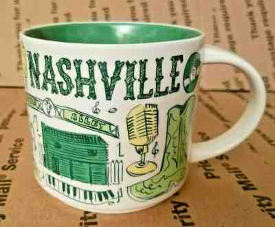 Starbucks Nashville Been There Series Mug 2018 Coffee Cup 14 oz Across the globe - Sold on eBay Jan, 14th 2020 for $29.97