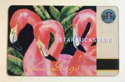 Starbucks 2003 RARE Flamingo San Diego Zoo Fundraiser Card - Good Condition. - Sold on eBay Jan, 14th 2020 for $60.00