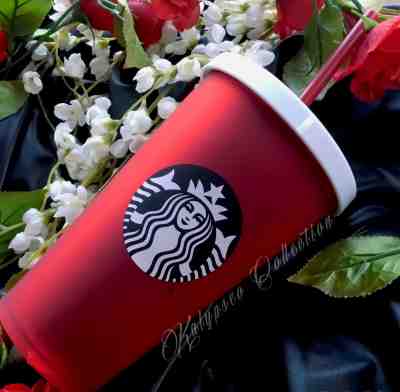 NEW Starbucks Matte Red Tumbler Grande Cold Cup 2018 - VALENTINES GIFT!! - Sold on eBay Jan, 14th 2020 for $15.99