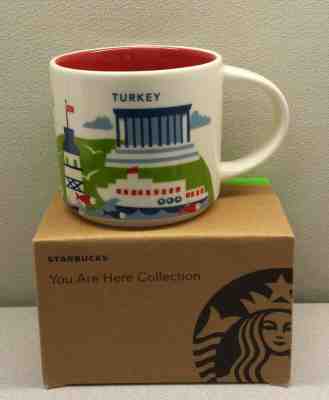 NIB Starbucks TURKEY You Are Here Collectors Series Relief Mug Dead Sea Camel - Sold on eBay Jan, 14th 2020 for $50.00