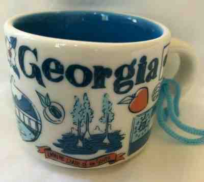 STARBUCKS COFFEE GEORGIA BEEN THERE 2-OZ MINI MUG ORNAMENT - NEW - Sold on eBay Jan, 14th 2020 for $18.99