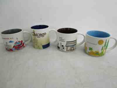 Starbucks Collectors Mugs California D.C. Chicago Pike Place Market - Sold on eBay Jan, 14th 2020 for $21.50