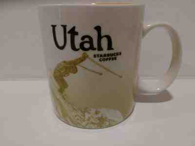 2012 Starbucks Coffee Mug Utah Collectible Global Icon Downhill Skier & Arches - Sold on eBay Jan, 14th 2020 for $68.99