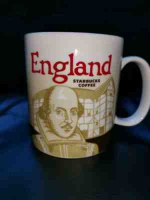 Starbucks England Mug Shakespeare Icon Coffee Cup Britain UK 2016 New with SKU - Sold on eBay Jan, 14th 2020 for $35.00