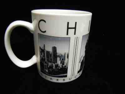 STARBUCKS 2003 CHICAGO City Scenes Series Coffee Mug 18 oz - Sold on eBay Jan, 14th 2020 for $19.95
