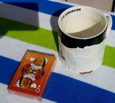 NEW Starbucks 2012 Los Angeles 3D City COLLECTOR SERIES 16oz Ceramic Mug + Cards - Sold on eBay Jan, 14th 2020 for $29.18