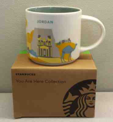 NIB Starbucks JORDAN You Are Here Collectors Series Relief Mug Dead Sea Camel - Sold on eBay Jan, 14th 2020 for $48.00