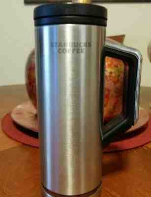 Vintage Starbucks Coffee Stainless Steel Classic Travel Cup Mug 16 oz w/lid 2009 - Sold on eBay Jan, 14th 2020 for $22.99