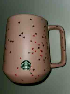 Brand New Never Used Starbucks Valentines Day 2020 Pink Hearts Mug - Sold on eBay Jan, 16th 2020 for $20.00