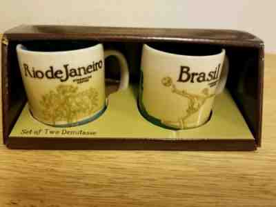Starbucks Rio De Janeiro And Brasil Demitasse Mug Set, 3 oz. New! Never Used! - Sold on eBay Jan, 16th 2020 for $29.99