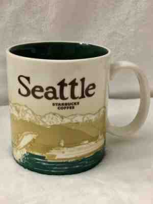 Starbucks Global Icon Series Coffee Mug Cup Seattle 16 Oz City Collectible 2012 - Sold on eBay Jan, 15th 2020 for $26.00