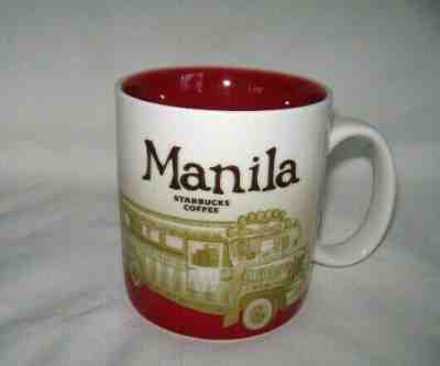 STARBUCKS 2009 COLLECTOR SERIES MANILA MAYNILA 16 OZ COFFEE MUG EUC - Sold on eBay Jan, 15th 2020 for $18.50