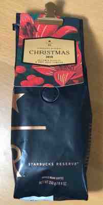 STARBUCKS RESERVE CHRISTMAS 2019 COFFEE BEANS 250g - Sold on eBay Jan, 15th 2020 for $31.99