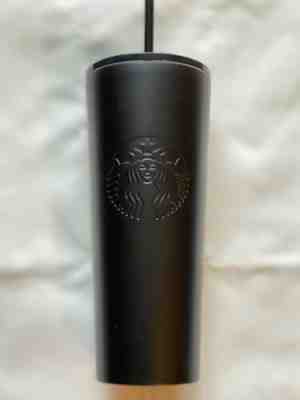 ??NEW 2018 STARBUCKS COLD CUP MATTE BLACK STAINLESS STEEL TUMBLER 24 fl oz?? - Sold on eBay Jan, 15th 2020 for $33.95