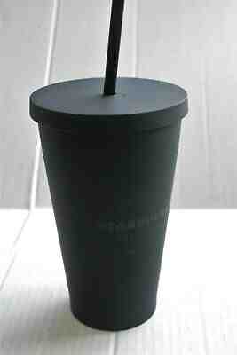 Starbucks Matte Black Tumbler Cold Cup 16oz Grande Mug 2017 Collection BRAND NEW - Sold on eBay Jan, 15th 2020 for $49.95