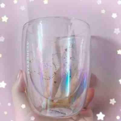 New Starbucks 2019 China Mid Autumn Day 320ml Fantasy Double Wall Glass Cup Mug - Sold on eBay Jan, 15th 2020 for $29.99