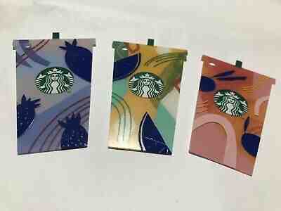 Starbucks Coffee VIETNAM 2018 Gift Cards  "Three cup shaped cards 6166” - Sold on eBay Jan, 15th 2020 for $24.99