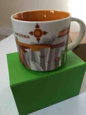 STARBUCKS  ARIZONA, USA  YOU ARE HERE collection YAH 14 Oz Mug. Rare NIB - Sold on eBay Jan, 15th 2020 for $17.00