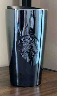 Starbucks - Travel Ceramic Mug 12 oz Metallic Midnight Blue NEW 2019 - Sold on eBay Jan, 15th 2020 for $35.00