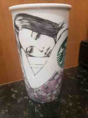 Starbucks Ceramic Charlotte Ronson Travel Mug Tumbler - Sold on eBay Jan, 15th 2020 for $24.00