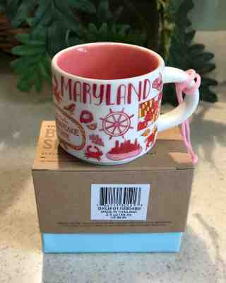 Starbucks MARYLAND Been There Series Across the Globe Collection Ornament - Sold on eBay Jan, 15th 2020 for $16.99