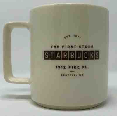 Starbucks The First Store 1971 Coffee Mug Mermaid Logo Pike Place Seattle  - Sold on eBay Jan, 15th 2020 for $25.99