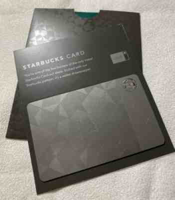 Starbucks Card 2012 Stainless Steel Metal ORIGINAL Limited Edition W/ Sleeve - Sold on eBay Jan, 15th 2020 for $456.00