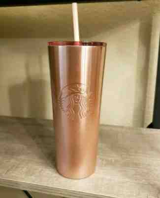 Limited Edition 2019 Starbucks Rose Gold Holiday Tumbler Venti  Condition is New - Sold on eBay Jan, 15th 2020 for $35.00