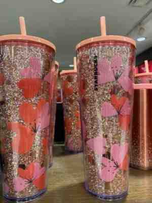 Starbucks Valentines Day Tumbler 2020 Mug Cup 24 oz Venti - Sold on eBay Jan, 15th 2020 for $16.99
