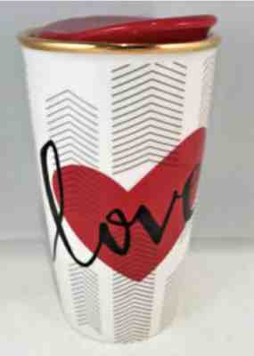 Valentine’s Day Starbucks Love Double Wall Ceramic Tumbler -  Collection NEW - Sold on eBay Jan, 15th 2020 for $28.77