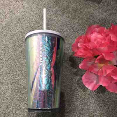 2019 Starbucks Holiday 16 Oz Iridescent Mermaid Tumbler Unicorn Rainbow Foil Mir - Sold on eBay Jan, 15th 2020 for $19.99